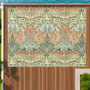 William Morris Peacock and Dragon Outdoor Rug