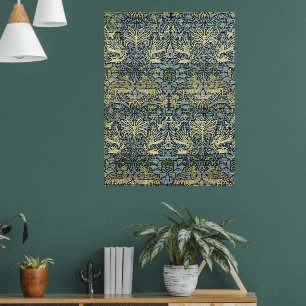William Morris Peacock and Dragon Poster