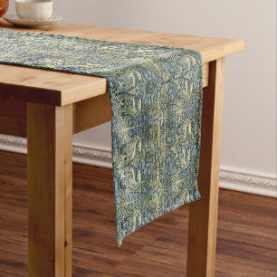 William Morris Peacock and Dragon Short Table Runner