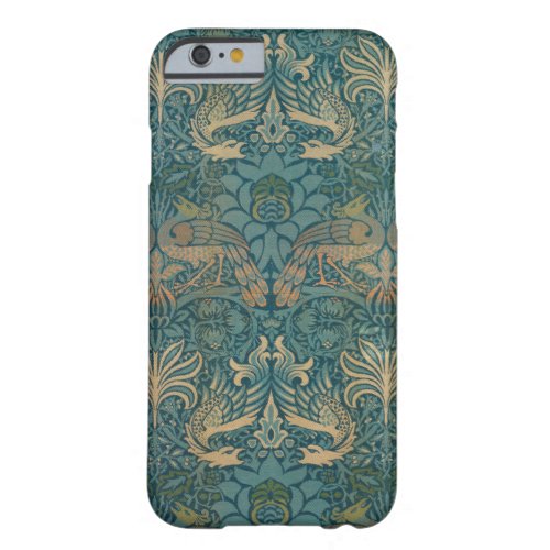 William Morris Peacock and Dragon Textile Design Barely There iPhone 6 Case