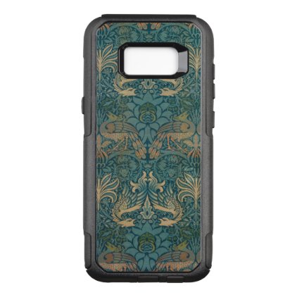 William Morris Peacock and Dragon Textile Design OtterBox Commuter Samsung Galaxy S8+ Case