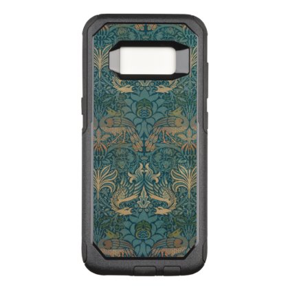William Morris Peacock and Dragon Textile Design OtterBox Commuter Samsung Galaxy S8 Case