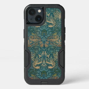 William Morris Peacock and Dragon Textile Design iPhone 13 Case