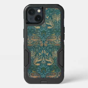 William Morris Peacock and Dragon Textile Design iPhone 13 Case