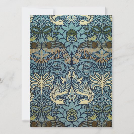 William Morris Peacock and Dragon Woven Design (Front)