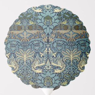 William Morris Peacock and Dragon Woven Design Balloon