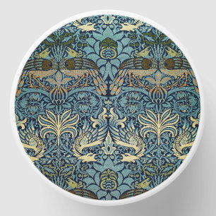 William Morris Peacock and Dragon Woven Design Mini Candle Favors