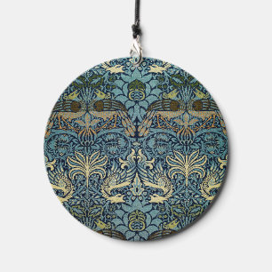 William Morris Peacock and Dragon Woven Design Wind Chime