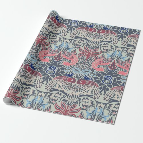 William Morris Peacock and Dragon Wrapping Paper