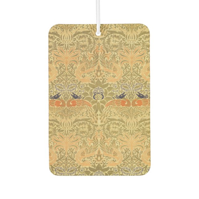 William Morris Peacock & Dragon Arts & Crafts Air Freshener (Front)