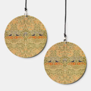 William Morris Peacock & Dragon Arts & Crafts Wind Chime