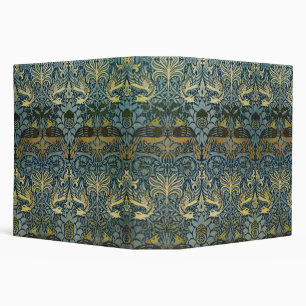 William Morris Peacock Dragon Classic 3 Ring Binder