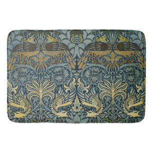 William Morris Peacock Dragon Classic Bath Mat