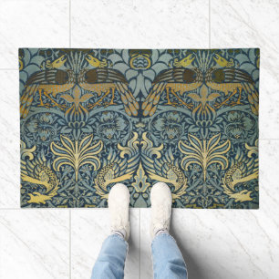 William Morris Peacock Dragon Classic Doormat