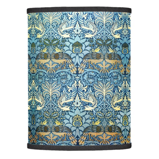 William Morris Peacock Dragon Classic Lamp Shade (Front)