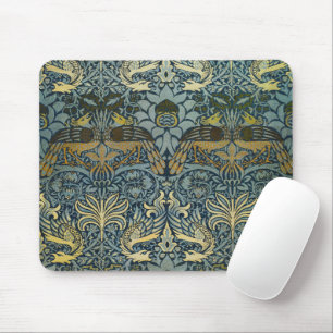 William Morris Peacock Dragon Classic Mouse Pad