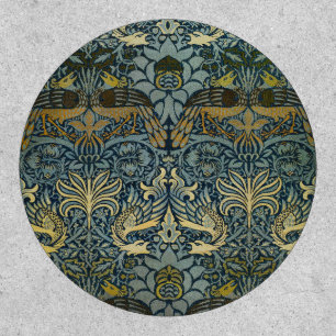 William Morris Peacock Dragon Classic Patch