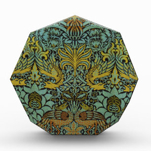 William Morris Peacock Dragon Wallpaper Acrylic Award