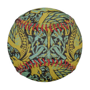 William Morris Peacock Dragon Wallpaper Baseball