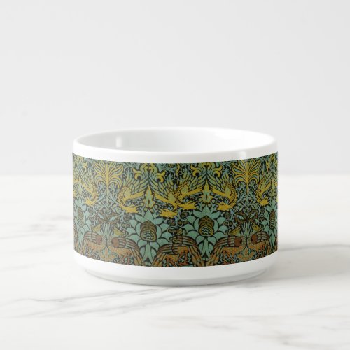 William Morris Peacock Dragon Wallpaper  Bowl