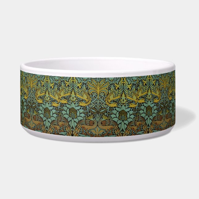 William Morris Peacock Dragon Wallpaper  Bowl (Front)