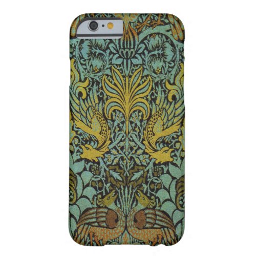William Morris Peacock Dragon Wallpaper  Barely There iPhone 6 Case