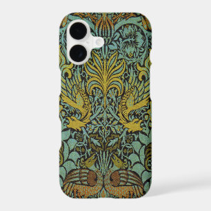 William Morris Peacock Dragon Wallpaper iPhone 17 Case