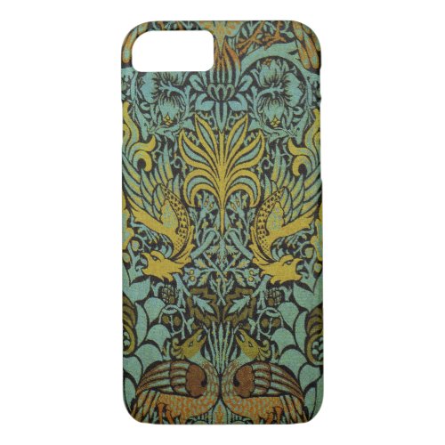 William Morris Peacock Dragon Wallpaper  iPhone 87 Case