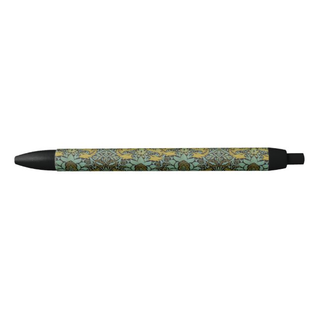 William Morris Peacock Dragon Wallpaper  Pen (Front)
