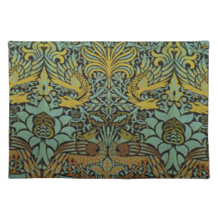 William Morris Peacock Dragon Wallpaper Placemat