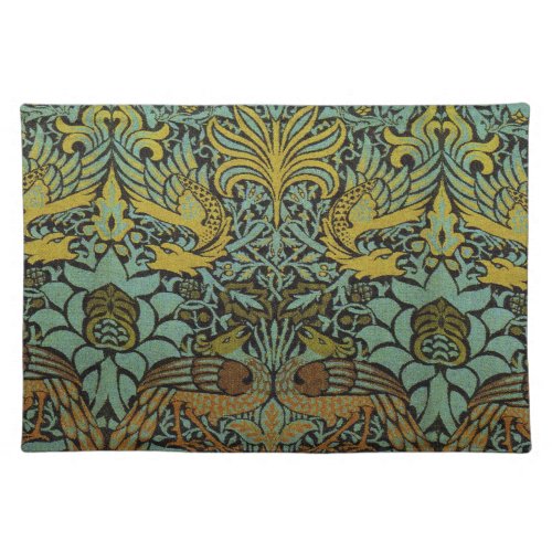 William Morris Peacock Dragon Wallpaper  Placemat