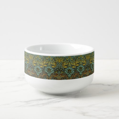 William Morris Peacock Dragon Wallpaper  Soup Mug