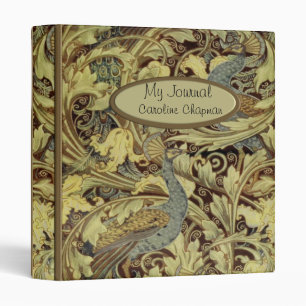 William Morris Peacocks 1" Binder