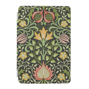 William Morris Persian Black Floral Tile Art iPad Mini Cover