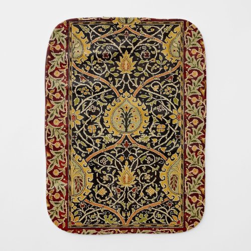 William Morris Persian Carpet Art Print Design Burp Cloth