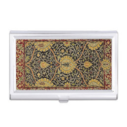 William Morris Persian Carpet Art Print Design Business Card Holder