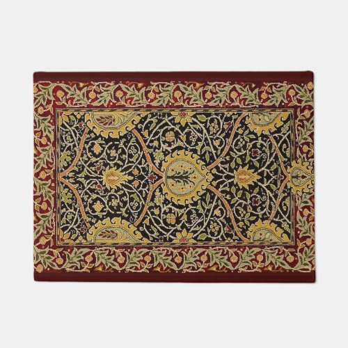William Morris Persian Carpet Art Print Design Doormat