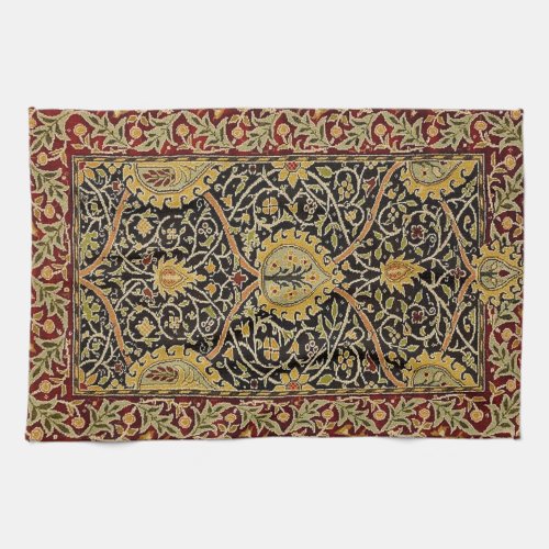 William Morris Persian Carpet Art Print Design Kitchen Towel