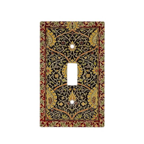 William Morris Persian Carpet Art Print Design Light Switch Cover
