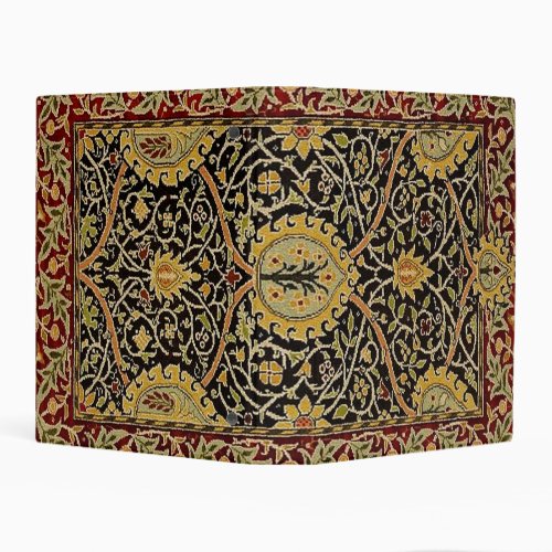 William Morris Persian Carpet Art Print Design Mini Binder