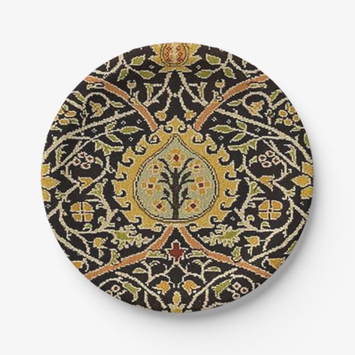 William Morris Persian Carpet Art Print Design Paper Plates