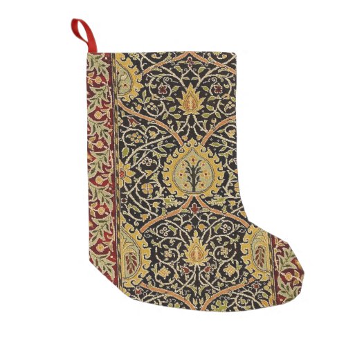 William Morris Persian Carpet Art Print Design Small Christmas Stocking