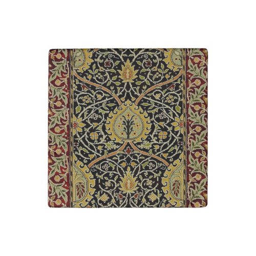 William Morris Persian Carpet Art Print Design Stone Magnet