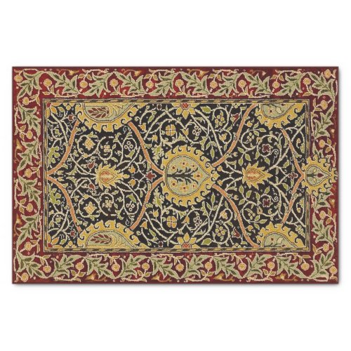William Morris Persian Carpet Art Print Design Tissue Paper