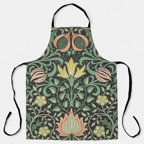 William Morris Persian Floral Antique Apron