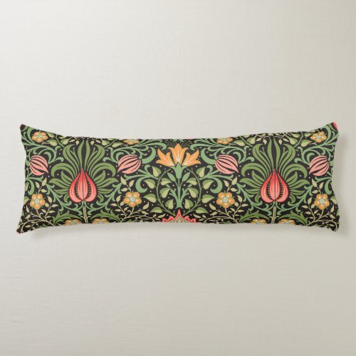 William Morris Persian Floral Antique Body Pillow