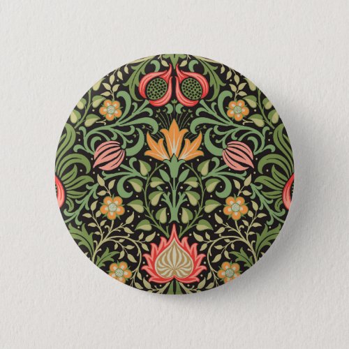 William Morris Persian Floral Antique Button