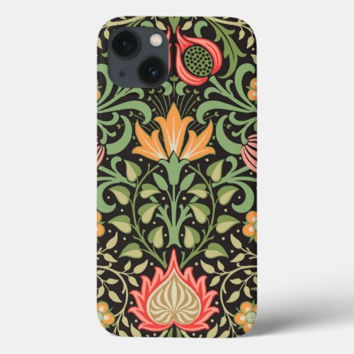 William Morris Persian Floral Antique iPhone 13 Case