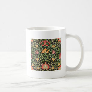 William Morris Persian Floral Antique Coffee Mug