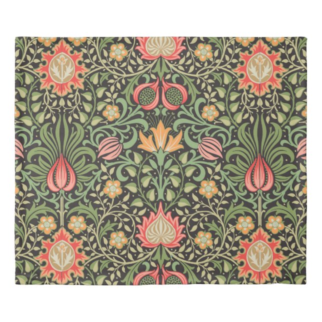 William Morris Persian Floral Antique Duvet Cover (Front)